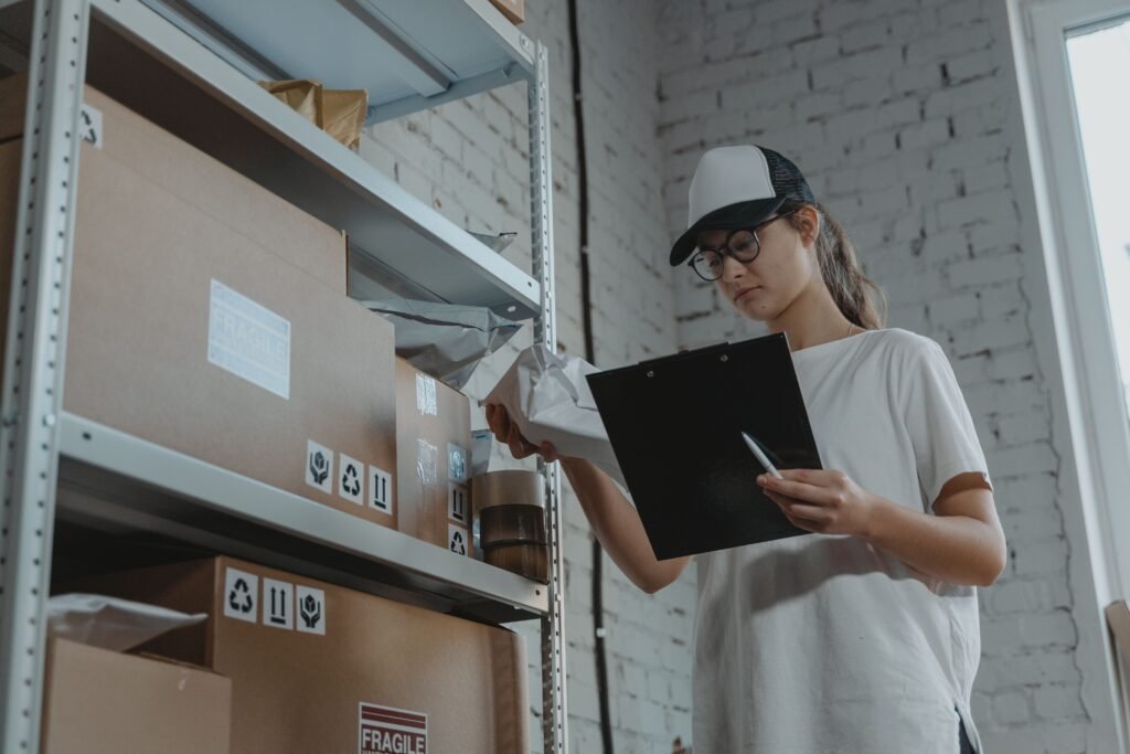 Pre-shipment quality inspection at a Chinese factory